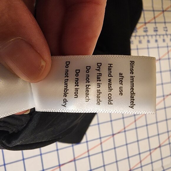 Andie The Cheeky Amalfi One Piece Broken Strap Black Large - Picture 7 of 9